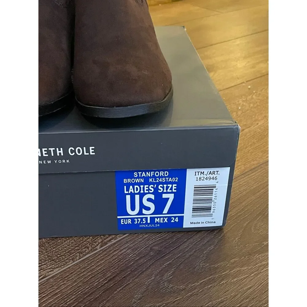 Kenneth Cole Ladies' Stanford Tall Boots Brown 7